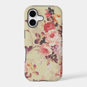 Vintage Pink Red Mint Purple Roses Case-Mate