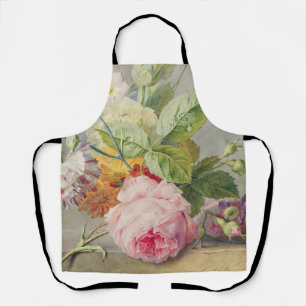 Vintage Pink Rose Apron