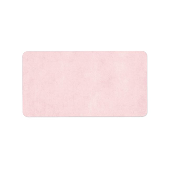 Vintage Pink Rose Parchment Old Paper Background Label (Front)