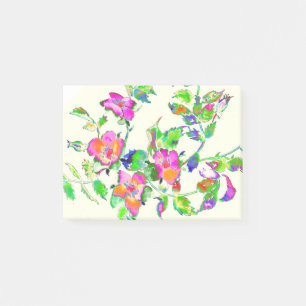 Vintage Pink Rose Post-it Notes