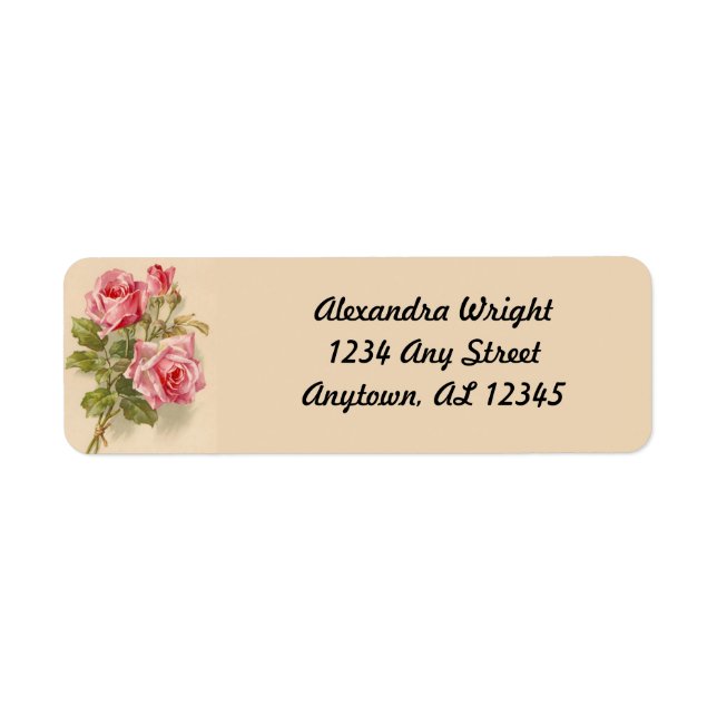 Vintage Pink Roses (Front)