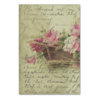 Vintage Pink Roses and Boat Decoupage Tissue Paper