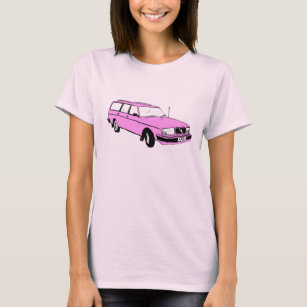 Vintage Pink Station Wagon T-Shirt