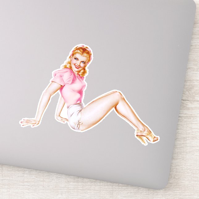 Vintage Pinup Girl (Detail)