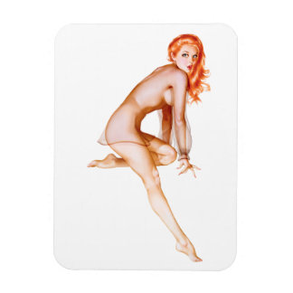 Vintage Pinup Girl - Babydoll Magnet