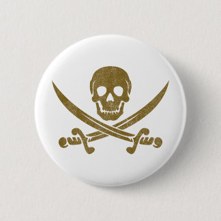 Vintage Pirate 2 Inch Round Button