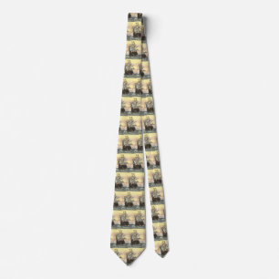 Vintage Pirate Ship, Galleon Sailing on the Ocean Tie