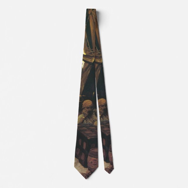 Vintage Pirates Buccaneer was a Picturesque Fellow Tie (Front)