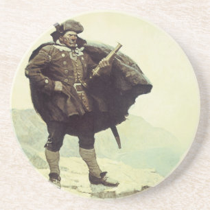 Vintage Pirates, Captain Bill Bones by NC Wyeth Coaster