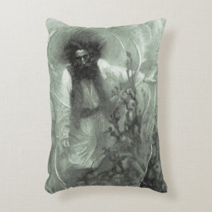 Vintage Pirates, Captain Goldsack by Howard Pyle Accent Pillow