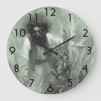 Vintage Pirates, Captain Goldsack by Howard Pyle Large Clock