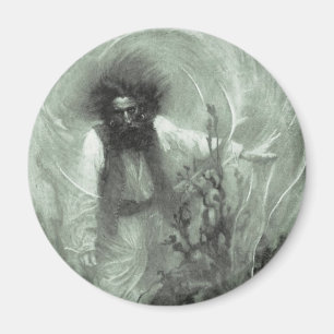 Vintage Pirates, Captain Goldsack by Howard Pyle Magnet