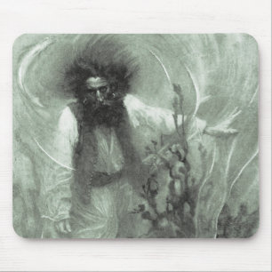 Vintage Pirates, Captain Goldsack by Howard Pyle Mouse Pad