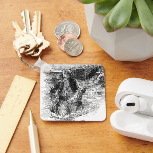 Vintage Pirates, Sir Henry Morgan in the Ocean Keychain