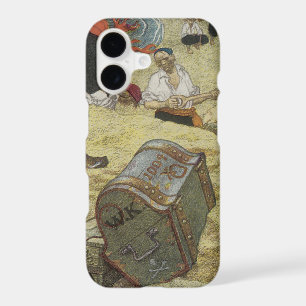 Vintage Pirates, William Kidd Burning Treasure