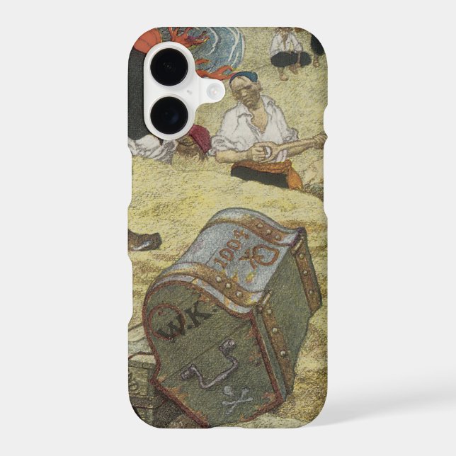 Vintage Pirates, William Kidd Burning Treasure (Verso)