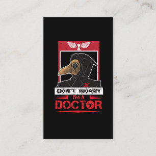Vintage Plague Doctor Goggles Steampunk Apocalypse Business Card