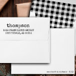 Vintage Plaid Custom Return Address Christmas Envelope<br><div class="desc">Introducing our Vintage Plaid Custom Return Address Christmas Envelopes, the perfect complement to your holiday correspondence. These envelopes feature a timeless and rustic buffalo plaid tartan design, adding a touch of festive elegance to your personalized Christmas stationery. Designed for convenience and style, these pre-addressed return address envelopes save you time...</div>