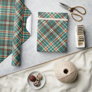 Vintage Plaid Tartan Wrapping Paper