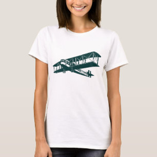 Vintage Plane - Dark Green T-Shirt