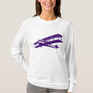 Vintage Plane - Deep Purple T-Shirt