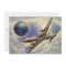 Vintage Plane Flying Around the World Invitation