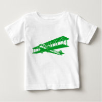 Vintage Plane - Grass Green