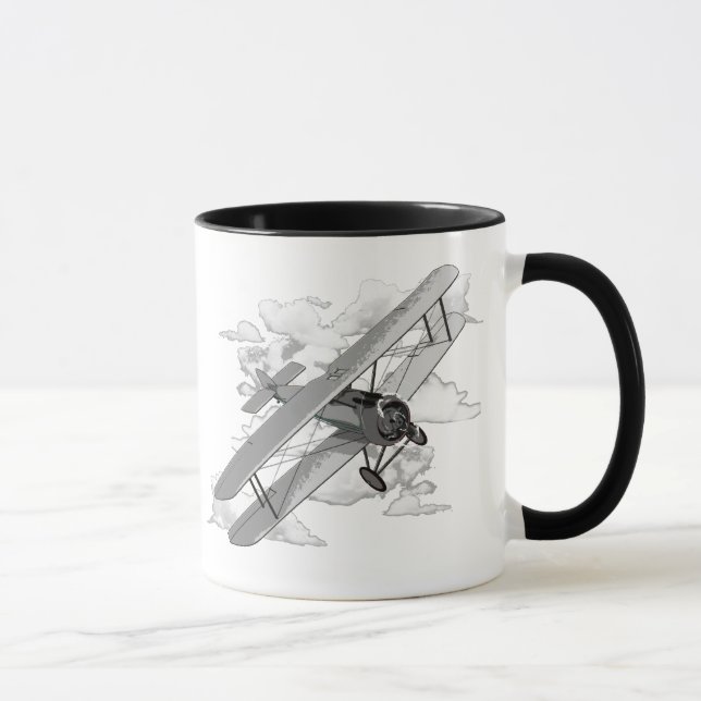 Vintage Plane Mug (Right)