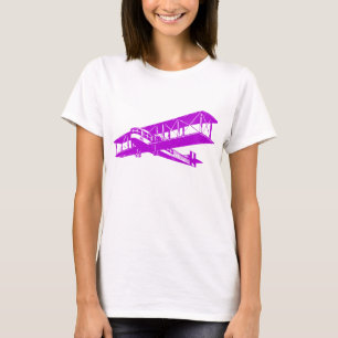 Vintage Plane - Purple T-Shirt