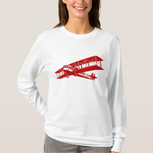 Vintage Plane - Ruby Red T-Shirt