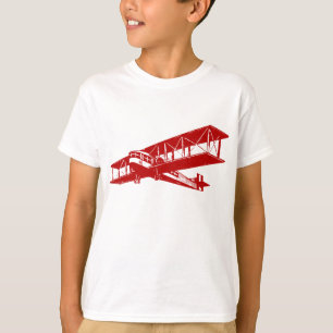 Vintage Plane - Ruby Red T-Shirt