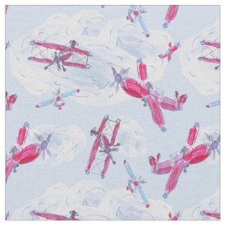 Vintage Planes Airplanes, & Airplanes Fabric