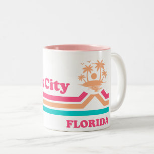 Vintage Plant City Florida Two-Tone Coffee Mug