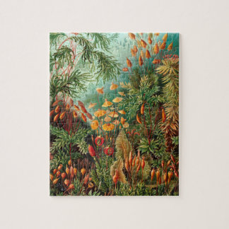 Vintage Plants Decorative Nature Illustration Jigsaw Puzzle