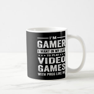 Vintage Play Video Games Funny Gamer Boys Teens Ga Coffee Mug