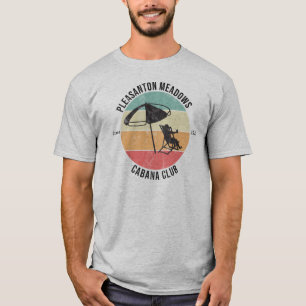 Vintage Pleasanton Meadows Cabana Club  T-Shirt