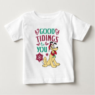 Vintage Pluto Good Tidings to You Baby T-Shirt