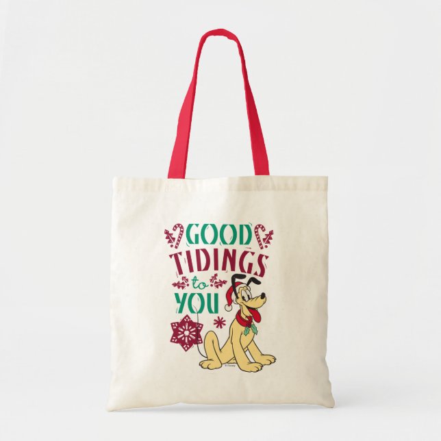 Vintage Pluto | Good Tidings to You Tote Bag (Front)