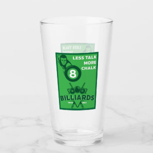 Vintage Pocket Billards Glass