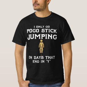 Vintage Pogo Stick Blueprint Design  Extreme pogo T-Shirt