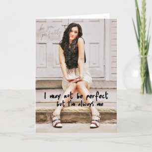 VINTAGE POISE Greeting Card