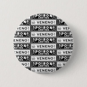 Vintage Poison Labels 2 Inch Round Button