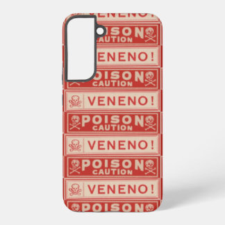 Vintage Poison Labels Samsung Galaxy Case