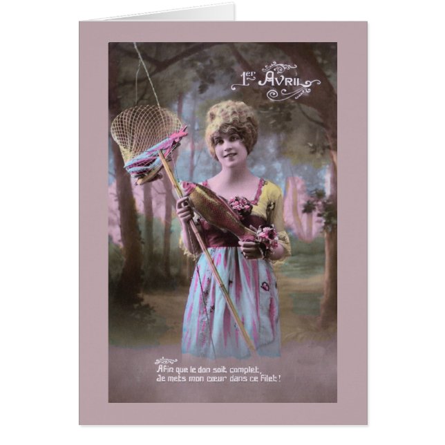 vintage Poisson d'avril (Front)