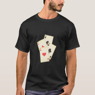 Vintage Poker Hand of Four Aces T-Shirt