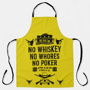 Vintage Poker Player Apron