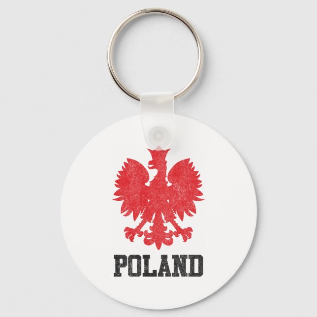 Vintage Poland Keychain (Front)