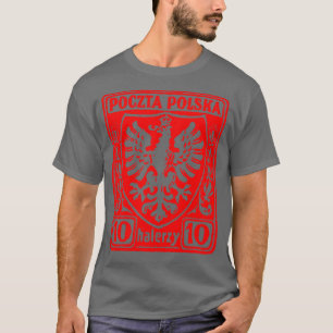 Vintage PolandPolska Postage Stamp Design1 T-Shirt