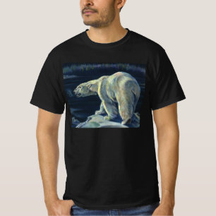 Vintage Polar Bear, Arctic Marine Life Animals T-Shirt