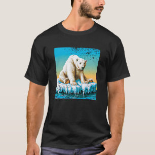 Vintage Polar Bear Melting Arctic T-Shirt